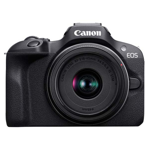 Canon EOS R100 with RF-S 18-45mm STM Lens