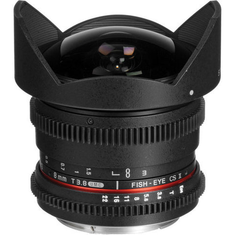 Samyang | 8mm T3.8 UMC Fish-Eye CS II Lens (Canon EF Mount)