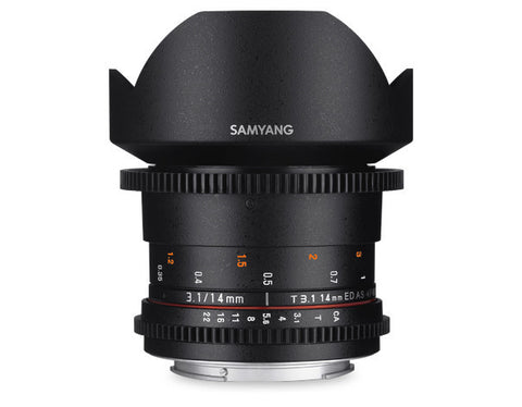 Samyang 14mm T3.1 VDSLR ED AS IF UMC II Nikon