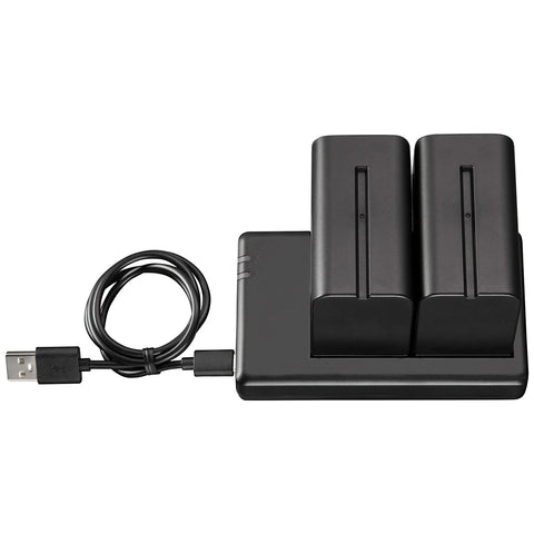 NP-F970 Dual Battery Pack with USB Charger