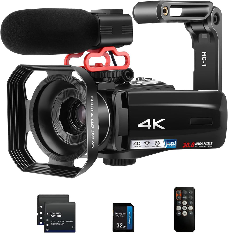 4K Video Camera Camcorder