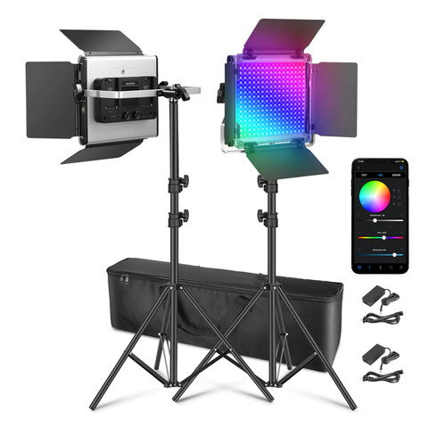 660 PRO II RGB Led Video Light Kit