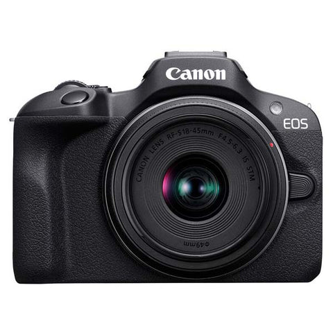 Canon EOS R100 Mirrorless Camera with RF-S 18-45mm STM Lens
