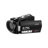 Video Camera Camcorder 2.7K  FHD 1080P 30FPS IR Night Vision Camcorders with Remote Control with 2 Batteries