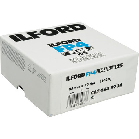 Ilford FP4 Plus Black and White Negative Film | 35mm Roll Film, 100' Roll