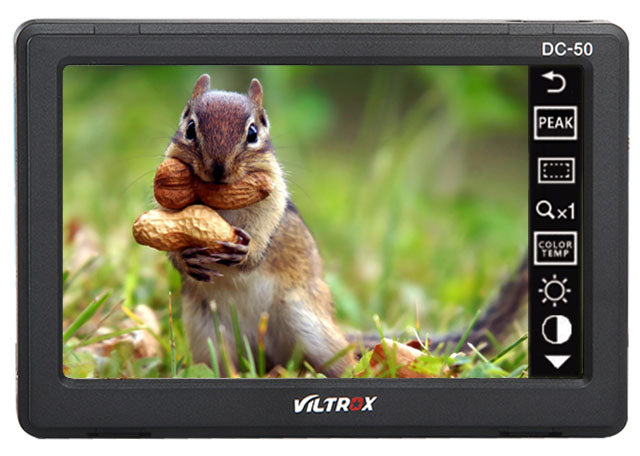 VILTROX DC-50 HDMI Monitor 5 inch DSLR