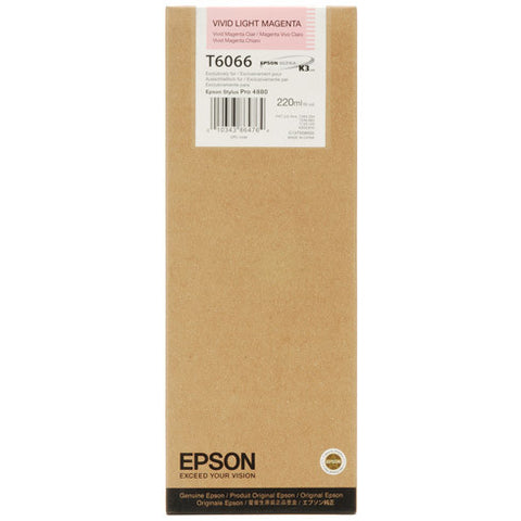Epson | T6066 Vivid Light Magenta Ink Cartridge (220 ml)