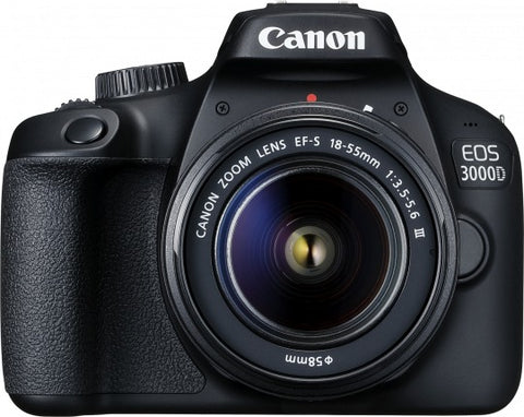Canon EOS 3000D DSLR with EFS18-55mm III Kit