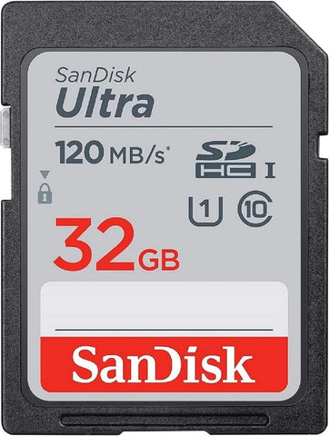 SanDisk Ultra 32gb SDHC 120MB/s Class 10/UHS-1