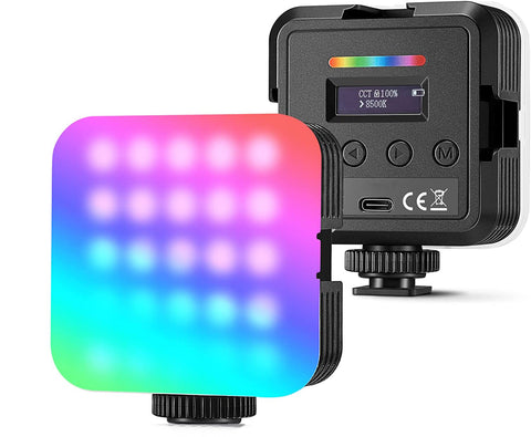 61 RGB LED Video Light, 360° Full Color Portable Camera Light