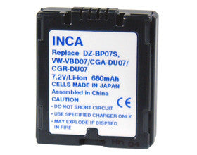 Inca | Panasonic Battery 740552 (CGA-DU07)