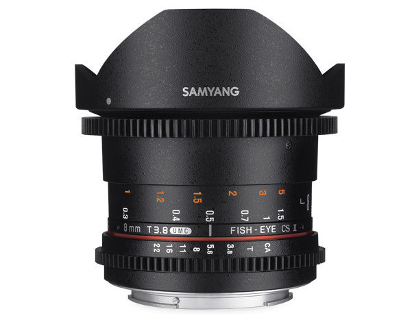 Samyang 8mm T3.8 VDSLR UMC Fish-eye CS II