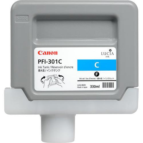 Canon | PFI-301C Cyan Ink Tank (330 ml)