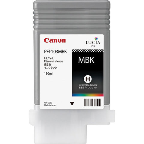 Canon | PFI-103MBK Matte Black Ink Tank (130 ml)