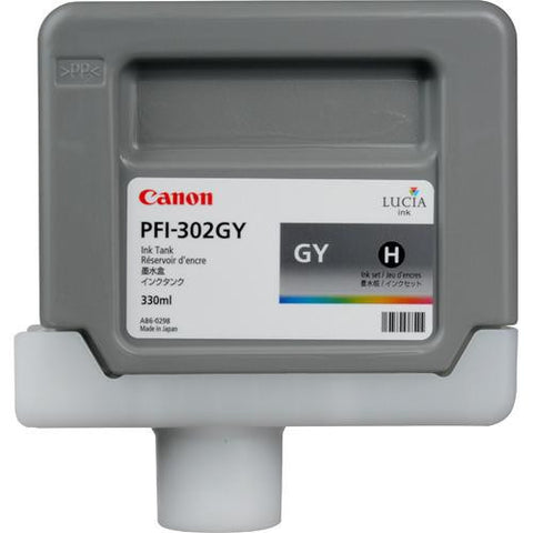 Canon | PFI-302 Gray Ink Tank (330 ml)