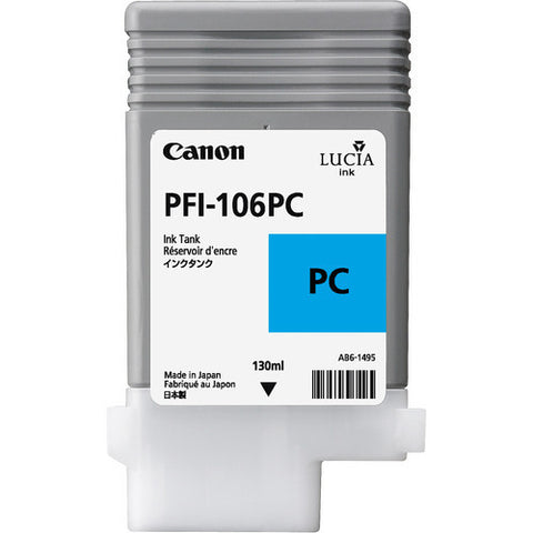 Canon | PFI-106 Photo Cyan Ink Cartridge (130 ml)