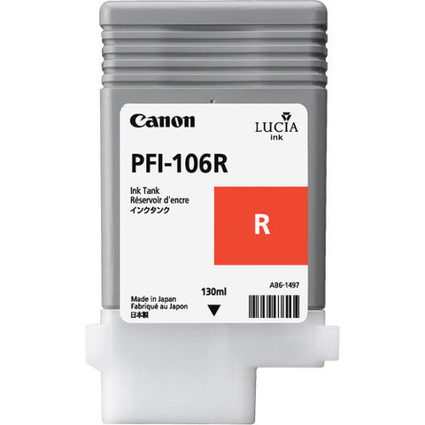 Canon | PFI-106 Red Ink Cartridge (130 ml)