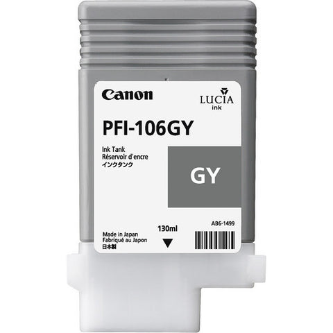Canon | PFI-106 Gray Ink Cartridge (130 ml)