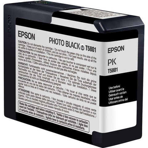 Epson | T5801 Photo Black Ink Cartridge (80 ml)