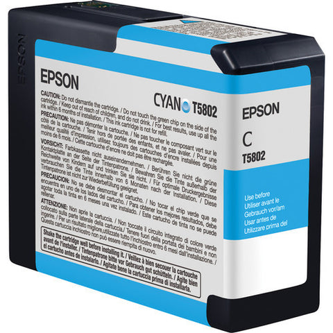 Epson | T5802 Cyan Ink Cartridge (80 ml)