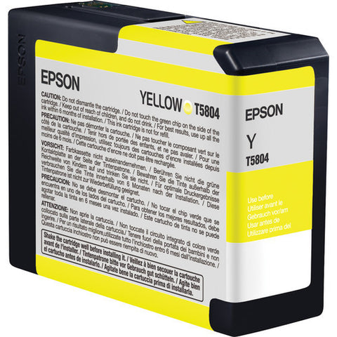 Epson | T5804 Yellow Ink Cartridge (80 ml)