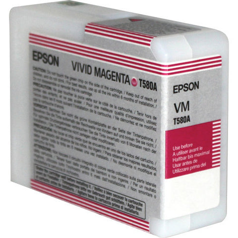Epson | T580A Vivid Magenta Ink Cartridge (80 ml)