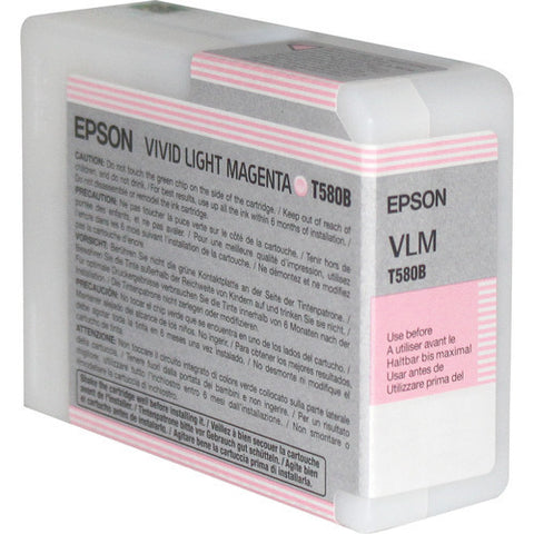 Epson | T580B Vivid Light Magenta Ink Cartridge (80 ml)