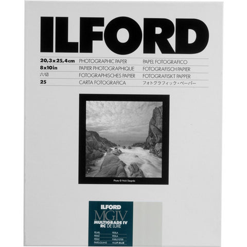 Ilford Multigrade Black & White Deluxe RC | 8.9x14cm, Glossy, Sheets