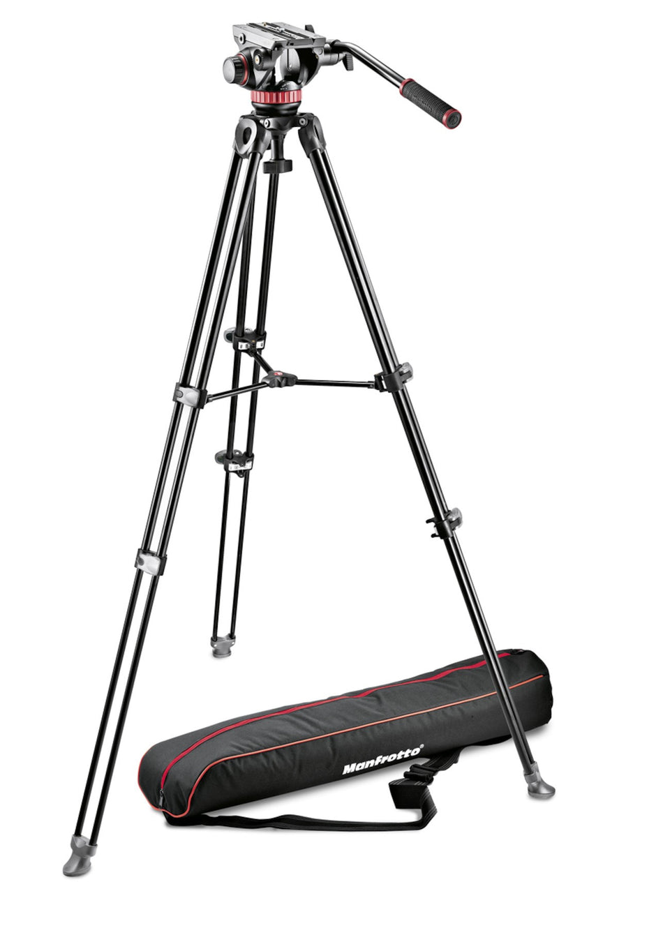 Manfrotto Video Tripod Kit (MVT502AM, MVH502A, bag & spreader)