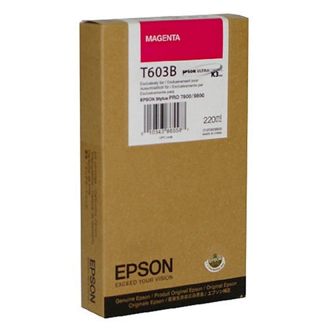 Epson | T603B Magenta Ink Cartridge (220ml)