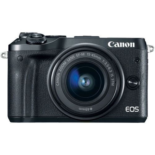 Canon EOS M6 Mirrorless Camera Body with 15-45mm lens Black