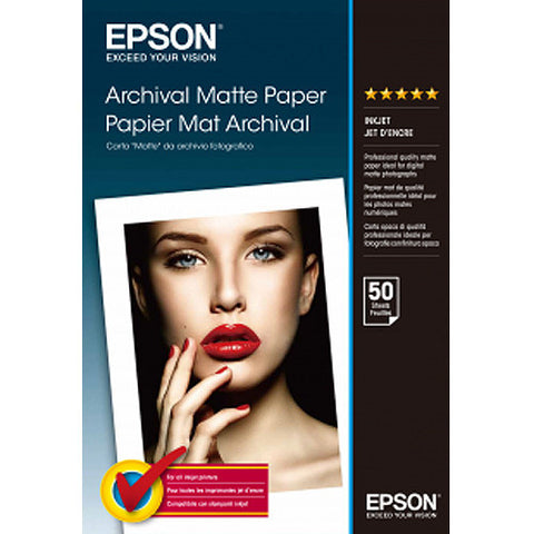 Epson | A4 Archival Paper Matte - 50 Sheets (189gsm)
