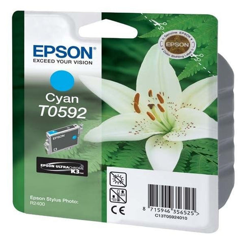 Epson | T0592 Cyan Ink Cartridge for Stylus Photo R2400