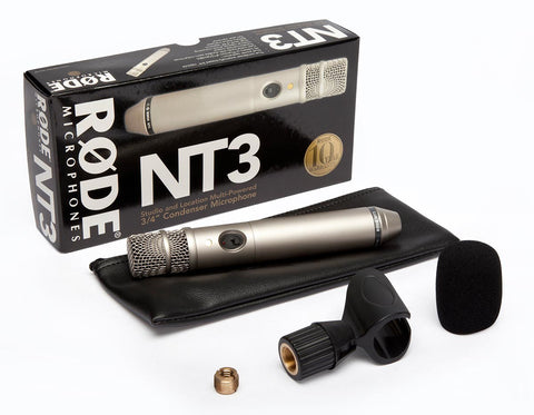 RØDE NT3 | 3/4" Cardoid Condenser Microphone