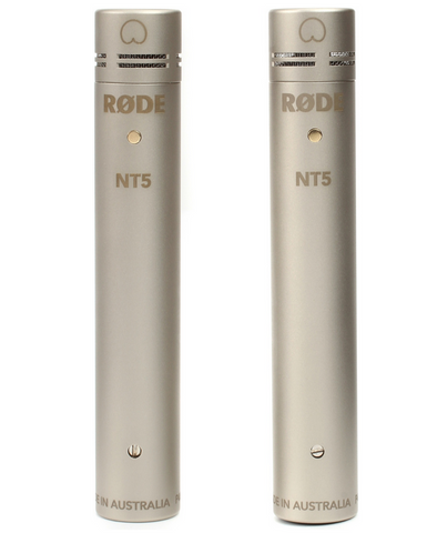 RØDE NT5 | Compact 1/2" Cardioid Condenser Microphone (Matched Pair)