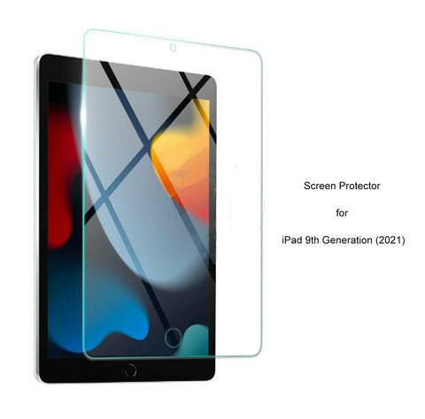 Tempered Glass Screen Protector for Apple iPad 9th Gen