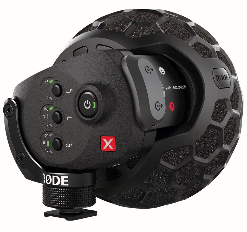 RØDE Stereo VideoMic X | Broadcast-grade stereo on-camera microphone