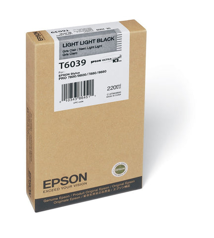 Epson | T6039 Light Light Black Ink Cartridge (220 ml)